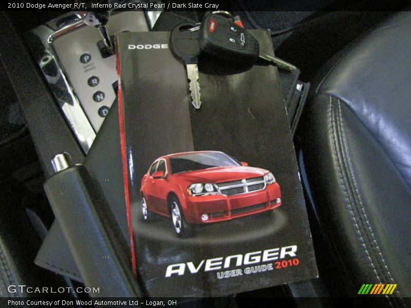 Inferno Red Crystal Pearl / Dark Slate Gray 2010 Dodge Avenger R/T