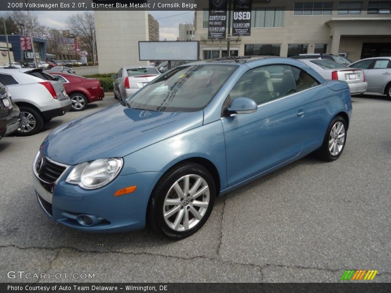 Eismeer Blue Metallic / Cornsilk Beige 2008 Volkswagen Eos 2.0T