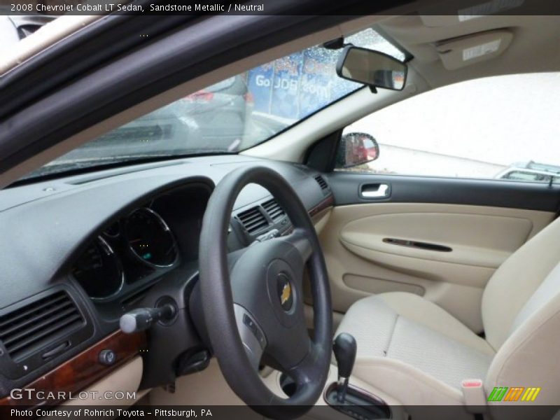 Sandstone Metallic / Neutral 2008 Chevrolet Cobalt LT Sedan