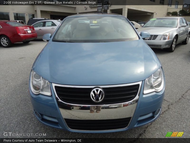 Eismeer Blue Metallic / Cornsilk Beige 2008 Volkswagen Eos 2.0T