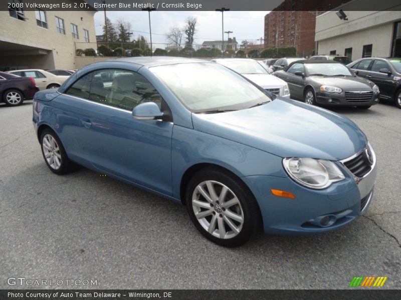 Eismeer Blue Metallic / Cornsilk Beige 2008 Volkswagen Eos 2.0T