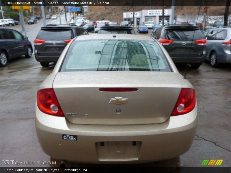 Sandstone Metallic / Neutral 2008 Chevrolet Cobalt LT Sedan