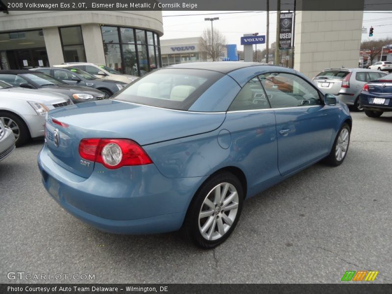 Eismeer Blue Metallic / Cornsilk Beige 2008 Volkswagen Eos 2.0T