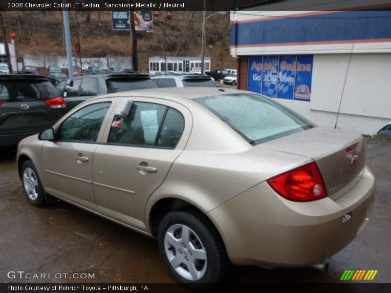 Sandstone Metallic / Neutral 2008 Chevrolet Cobalt LT Sedan