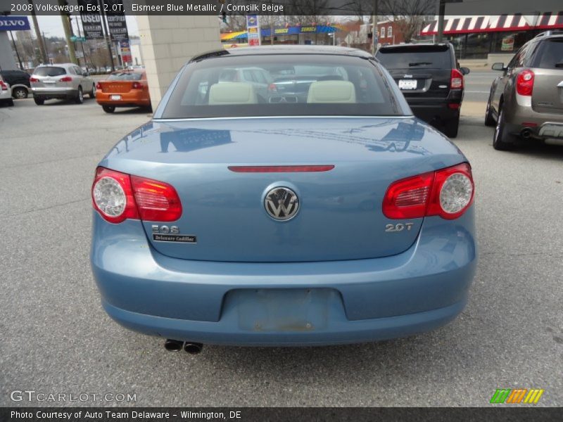 Eismeer Blue Metallic / Cornsilk Beige 2008 Volkswagen Eos 2.0T