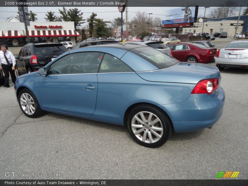 Eismeer Blue Metallic / Cornsilk Beige 2008 Volkswagen Eos 2.0T