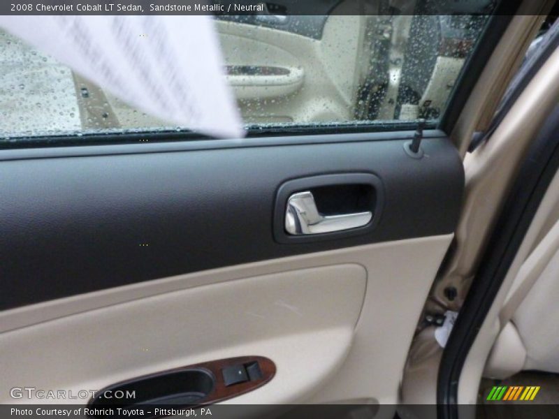 Sandstone Metallic / Neutral 2008 Chevrolet Cobalt LT Sedan