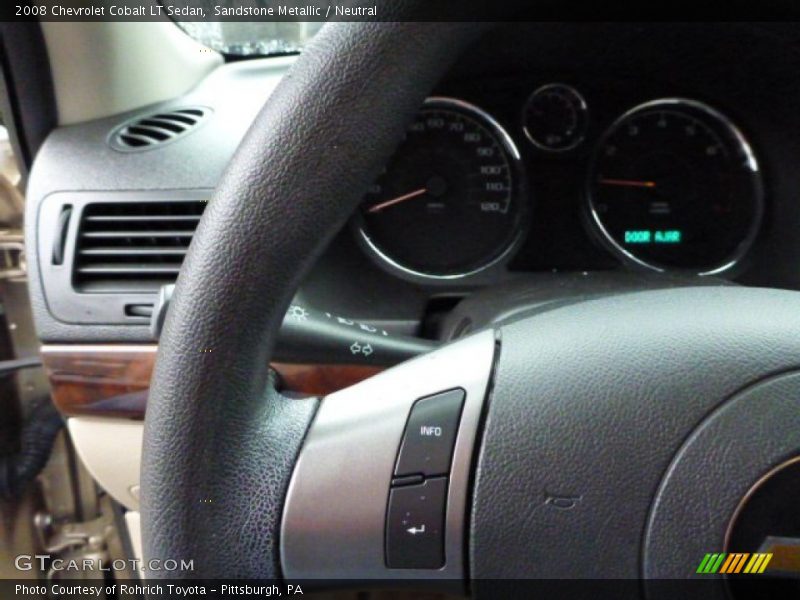 Sandstone Metallic / Neutral 2008 Chevrolet Cobalt LT Sedan