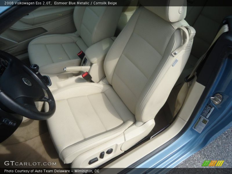 Eismeer Blue Metallic / Cornsilk Beige 2008 Volkswagen Eos 2.0T