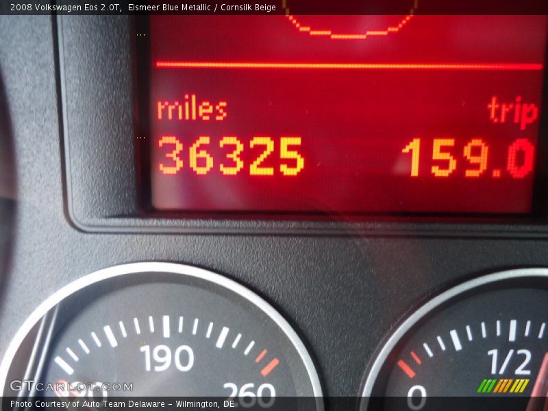 Eismeer Blue Metallic / Cornsilk Beige 2008 Volkswagen Eos 2.0T