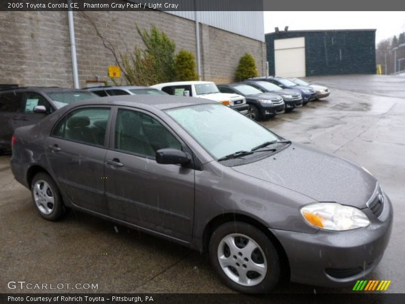 Phantom Gray Pearl / Light Gray 2005 Toyota Corolla CE