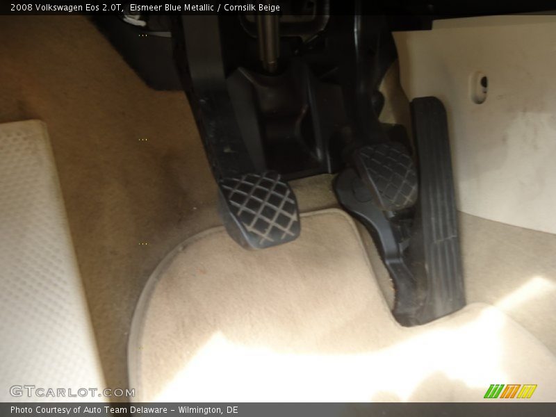 Eismeer Blue Metallic / Cornsilk Beige 2008 Volkswagen Eos 2.0T