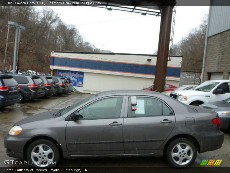 Phantom Gray Pearl / Light Gray 2005 Toyota Corolla CE