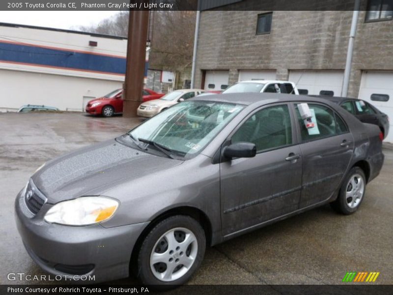 Phantom Gray Pearl / Light Gray 2005 Toyota Corolla CE