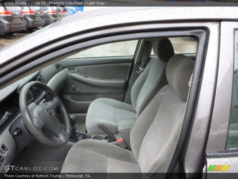 Phantom Gray Pearl / Light Gray 2005 Toyota Corolla CE