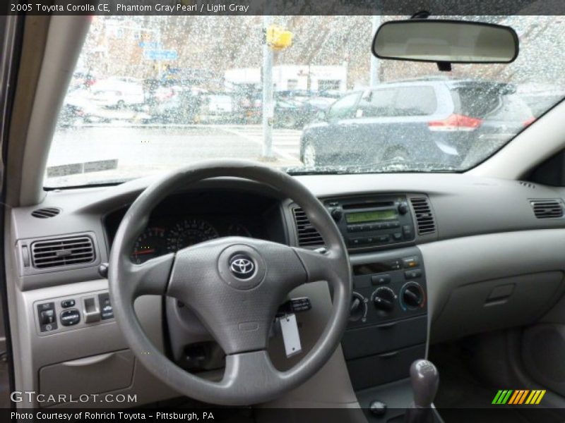 Phantom Gray Pearl / Light Gray 2005 Toyota Corolla CE