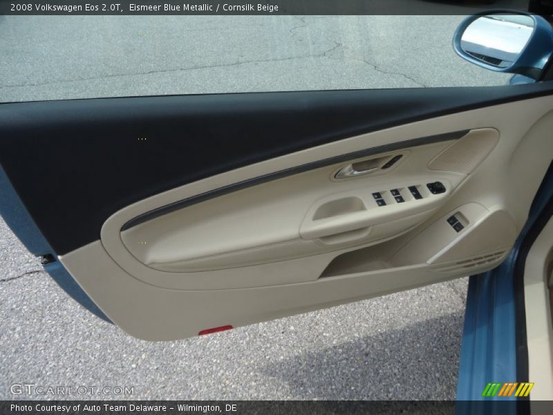 Eismeer Blue Metallic / Cornsilk Beige 2008 Volkswagen Eos 2.0T