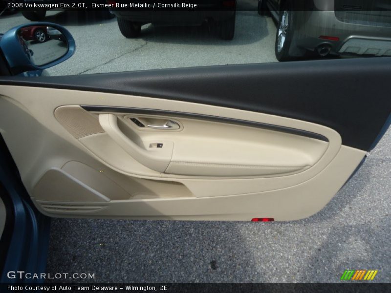Eismeer Blue Metallic / Cornsilk Beige 2008 Volkswagen Eos 2.0T