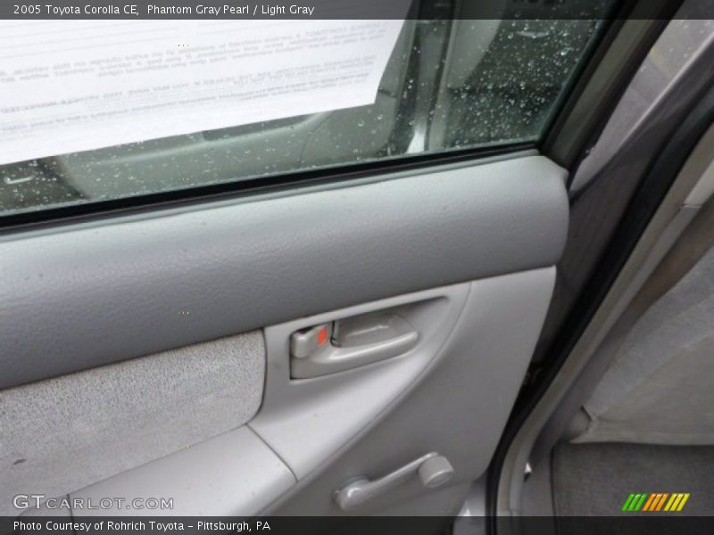 Phantom Gray Pearl / Light Gray 2005 Toyota Corolla CE