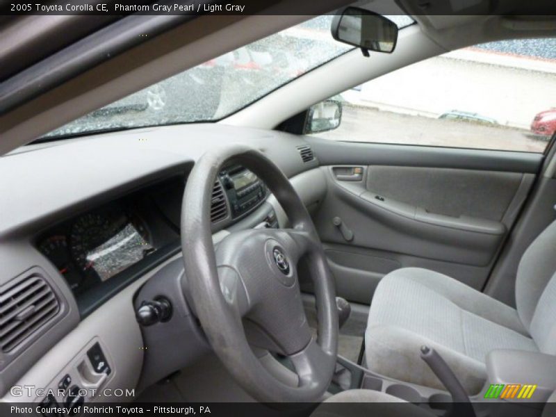 Phantom Gray Pearl / Light Gray 2005 Toyota Corolla CE