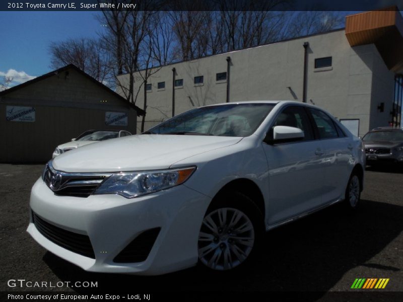 Super White / Ivory 2012 Toyota Camry LE