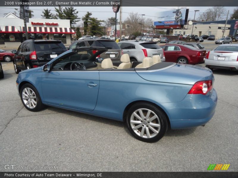 Eismeer Blue Metallic / Cornsilk Beige 2008 Volkswagen Eos 2.0T