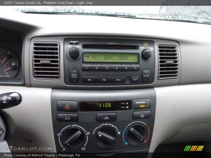 Phantom Gray Pearl / Light Gray 2005 Toyota Corolla CE