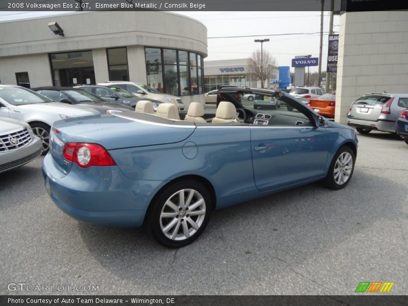 Eismeer Blue Metallic / Cornsilk Beige 2008 Volkswagen Eos 2.0T