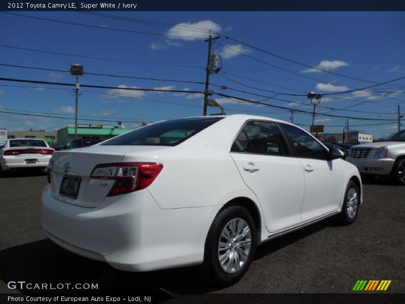 Super White / Ivory 2012 Toyota Camry LE