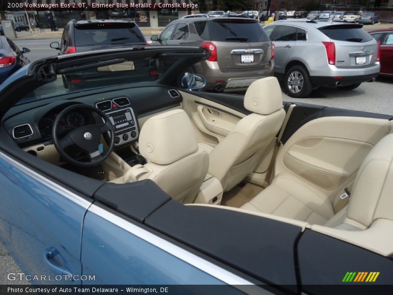 Eismeer Blue Metallic / Cornsilk Beige 2008 Volkswagen Eos 2.0T