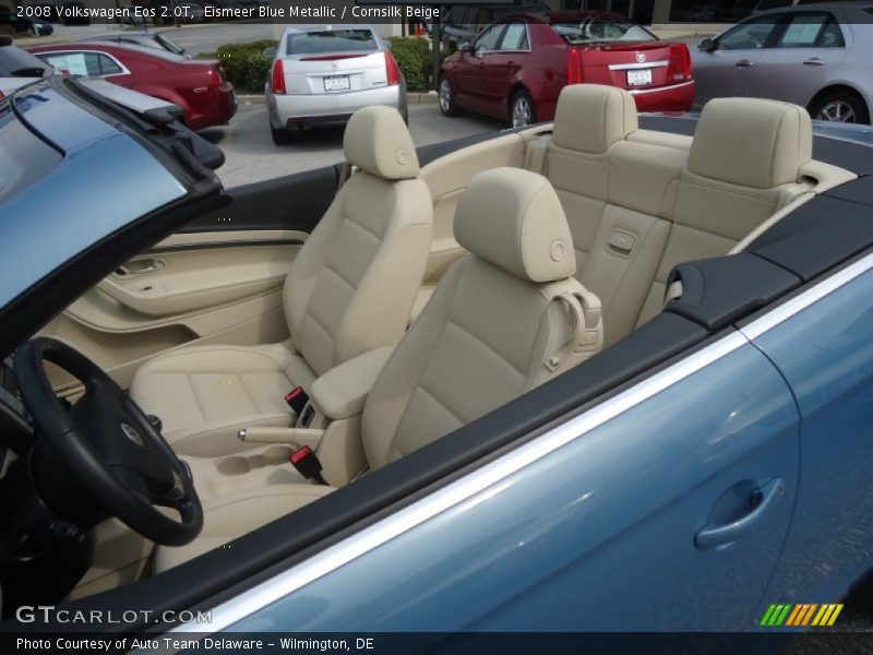 Eismeer Blue Metallic / Cornsilk Beige 2008 Volkswagen Eos 2.0T