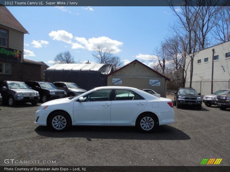 Super White / Ivory 2012 Toyota Camry LE