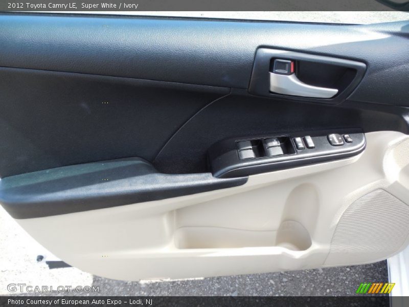 Super White / Ivory 2012 Toyota Camry LE