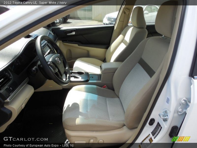 Super White / Ivory 2012 Toyota Camry LE