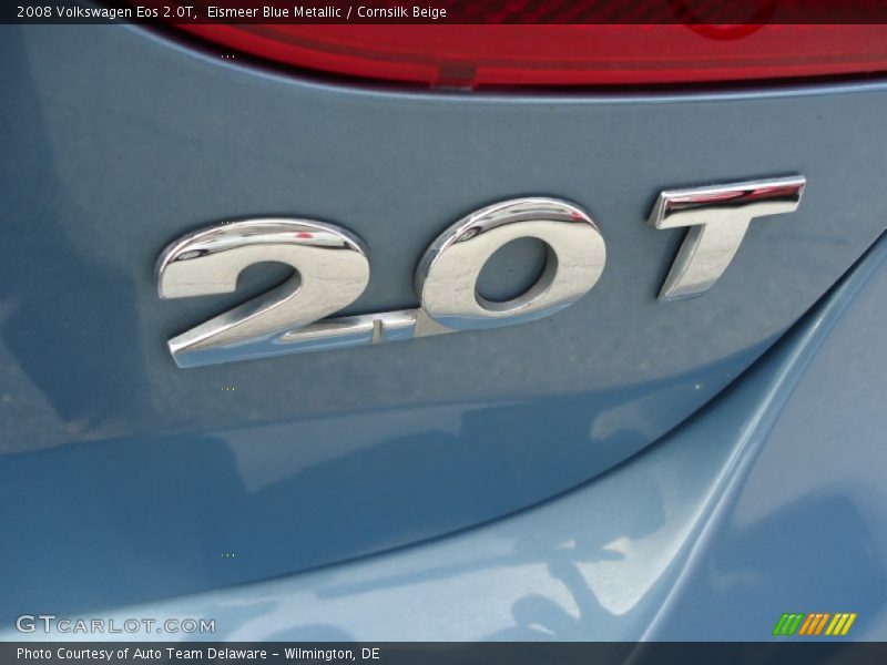 Eismeer Blue Metallic / Cornsilk Beige 2008 Volkswagen Eos 2.0T