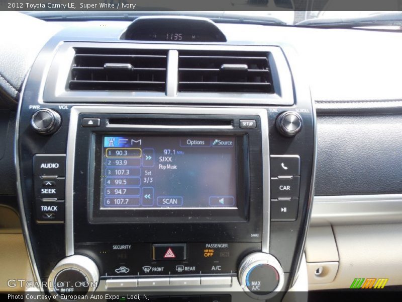 Super White / Ivory 2012 Toyota Camry LE