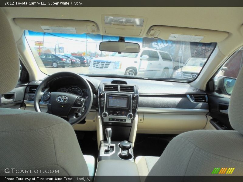 Super White / Ivory 2012 Toyota Camry LE