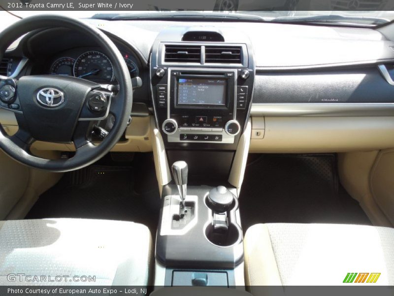 Super White / Ivory 2012 Toyota Camry LE
