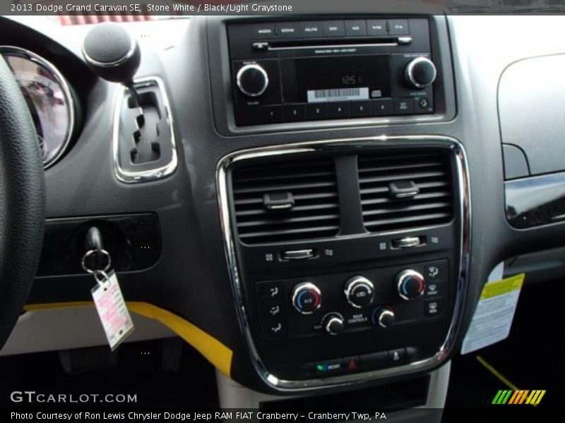 Controls of 2013 Grand Caravan SE