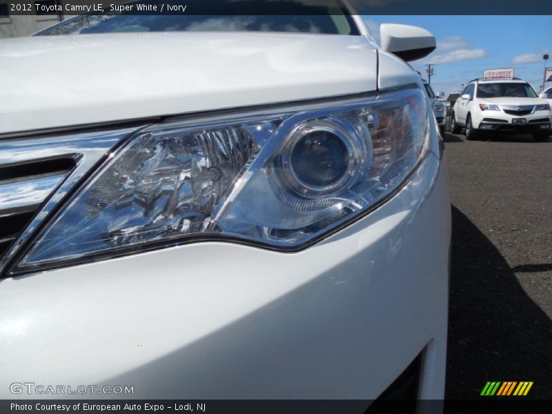 Super White / Ivory 2012 Toyota Camry LE