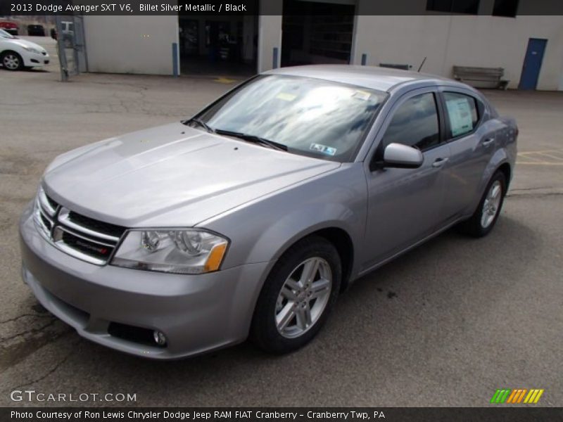 Billet Silver Metallic / Black 2013 Dodge Avenger SXT V6