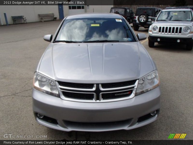 Billet Silver Metallic / Black 2013 Dodge Avenger SXT V6
