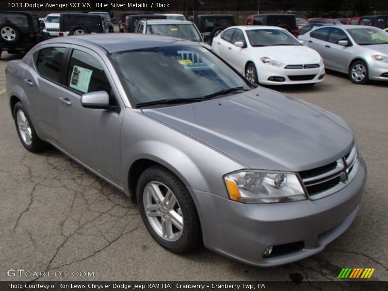 Billet Silver Metallic / Black 2013 Dodge Avenger SXT V6