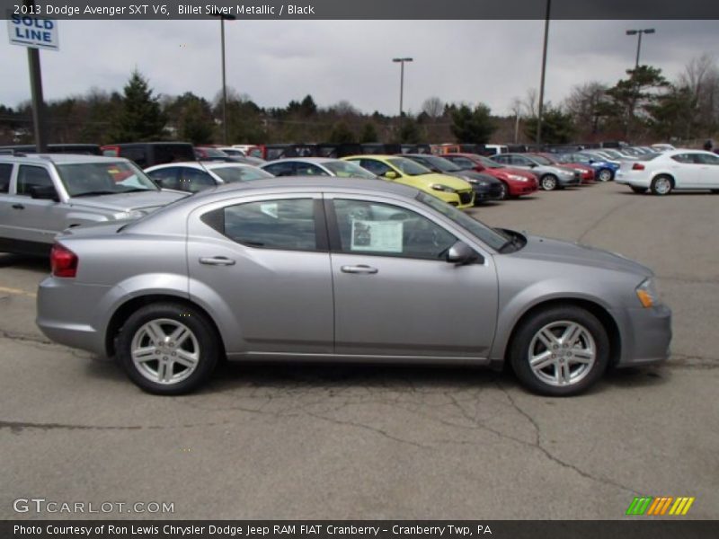 Billet Silver Metallic / Black 2013 Dodge Avenger SXT V6