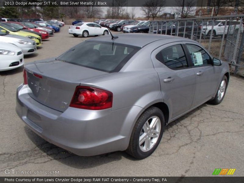 Billet Silver Metallic / Black 2013 Dodge Avenger SXT V6