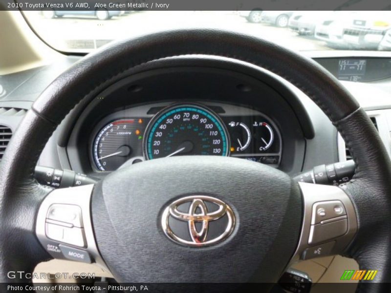 Aloe Green Metallic / Ivory 2010 Toyota Venza V6 AWD