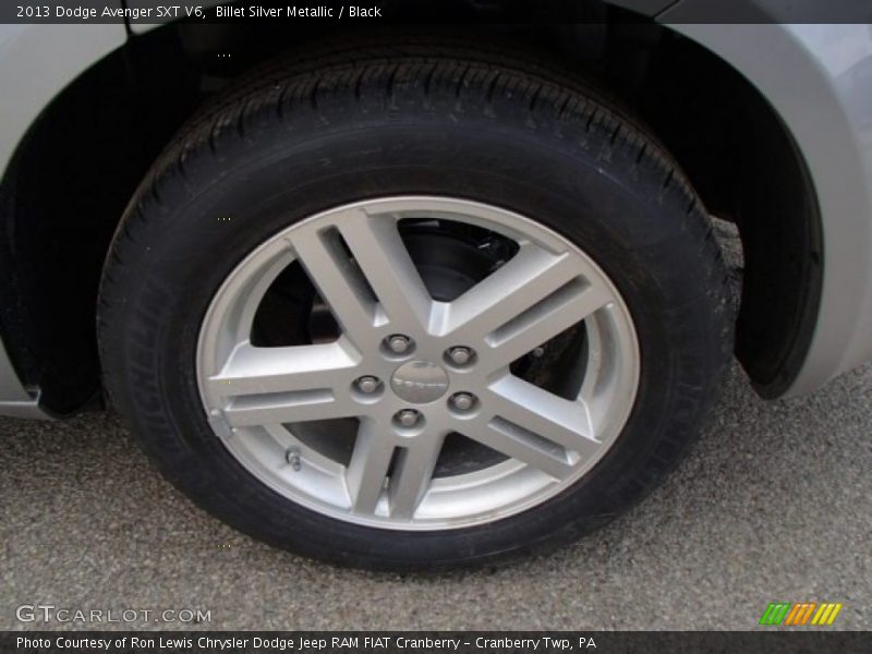 Billet Silver Metallic / Black 2013 Dodge Avenger SXT V6