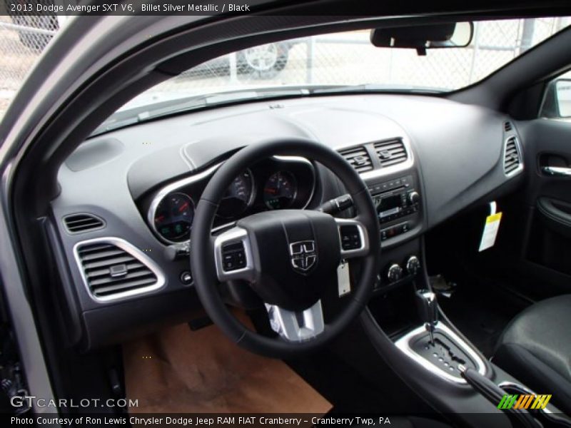 Billet Silver Metallic / Black 2013 Dodge Avenger SXT V6