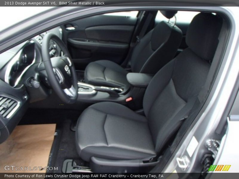 Billet Silver Metallic / Black 2013 Dodge Avenger SXT V6