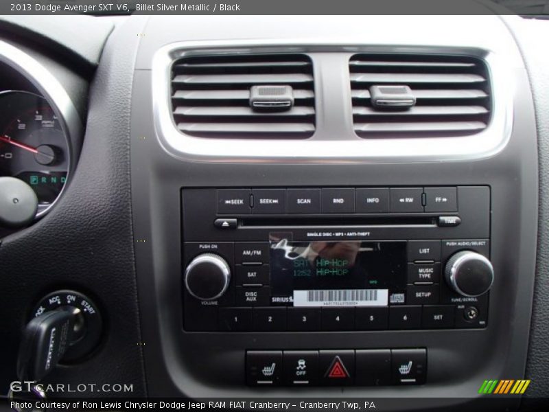 Billet Silver Metallic / Black 2013 Dodge Avenger SXT V6